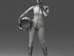 space girl 0411 3d print ready Modelo de impresión 3D