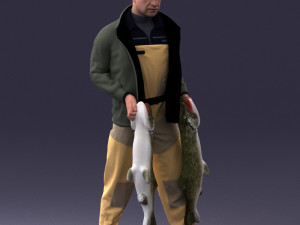 fisherman 1102-2 3D 모델
