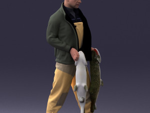 fisherman 1102-2 3D 모델