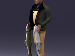 fisherman 1102-2 3D 모델