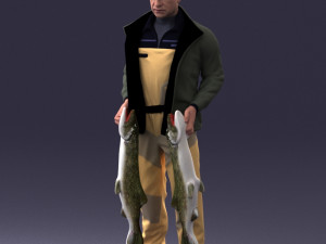 fisherman 1102-2 3D 모델
