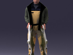 fisherman 1102-2 3D 모델