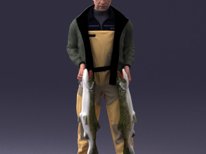 fisherman 1102-2 3D 모델