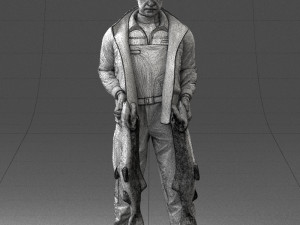 fisherman 1102-2 3D 모델