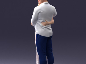 000093 Happy Couple 1120 Model 3D
