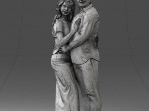 000093 Happy Couple 1120 Model 3D