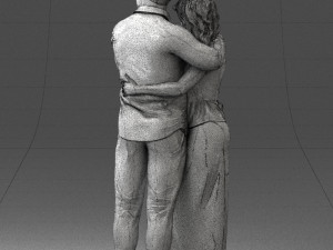 000093 Happy Couple 1120 Model 3D
