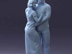 000093 Happy Couple 1120 3dp Modèles 3D en vedette