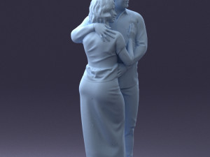 000093 Happy Couple 1120 3dp Modèles 3D en vedette