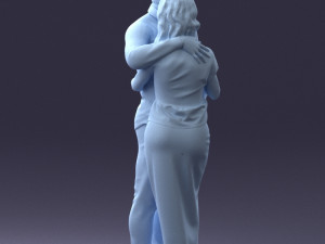 000093 Happy Couple 1120 3dp Modèles 3D en vedette