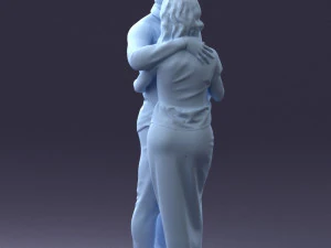 000093 Happy Couple 1120 3dp 3D Print Model
