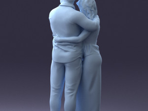 000093 Happy Couple 1120 3dp Modèles 3D en vedette