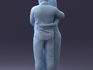 000093 Happy Couple 1120 3dp Modèles 3D en vedette