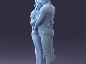 000093 Happy Couple 1120 3dp Modèles 3D en vedette