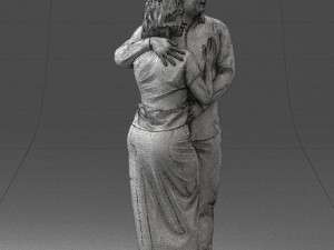 000093 Happy Couple 1120 3dp Modèles 3D en vedette