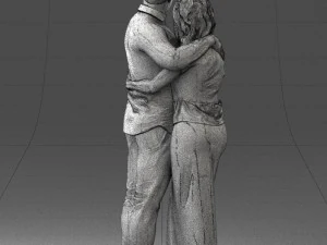 000093 Happy Couple 1120 3dp 3D Print Model