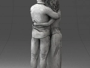 000093 Happy Couple 1120 3dp 3D Print Model