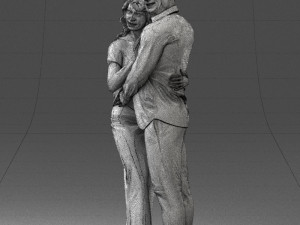 000093 Happy Couple 1120 3dp Modèles 3D en vedette