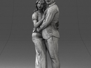 000093 Happy Couple 1120 3dp Modèles 3D en vedette