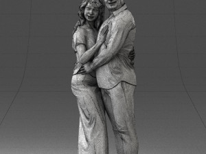 000093 Happy Couple 1120 3dp Modèles 3D en vedette