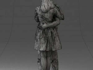 000086 Romantic Couple 1017 3D Model