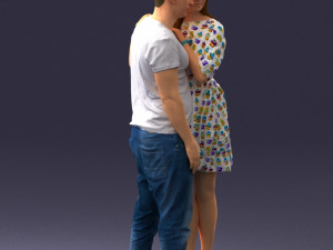 000086 Romantic Couple 1017 3dp 3D-printmodel