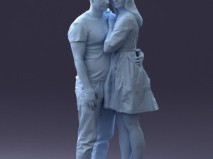 000086 Romantic Couple 1017 3dp 3D-printmodel