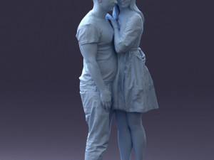 000086 Romantic Couple 1017 3dp 3D-printmodel