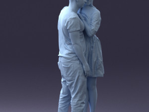 000086 Romantic Couple 1017 3dp 3D-printmodel