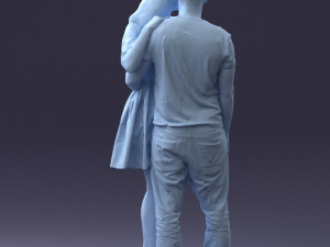 000086 Romantic Couple 1017 3dp 3D-printmodel