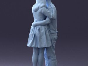 000086 Romantic Couple 1017 3dp 3D-printmodel