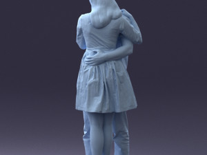 000086 Romantic Couple 1017 3dp 3D-printmodel