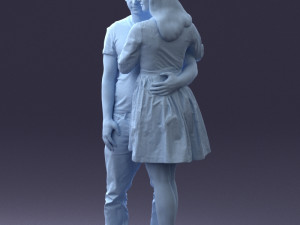000086 Romantic Couple 1017 3dp 3D-printmodel