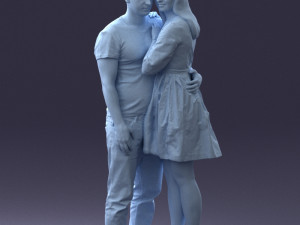 000086 Romantic Couple 1017 3dp 3D-printmodel