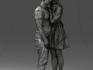 000086 Romantic Couple 1017 3dp 3D-printmodel
