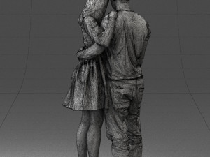 000086 Romantic Couple 1017 3dp 3D-printmodel