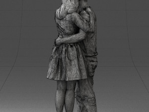 000086 Romantic Couple 1017 3dp 3D-printmodel