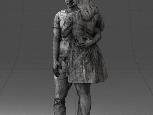 000086 Romantic Couple 1017 3dp 3D-printmodel