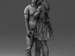 000086 Romantic Couple 1017 3dp 3D-printmodel