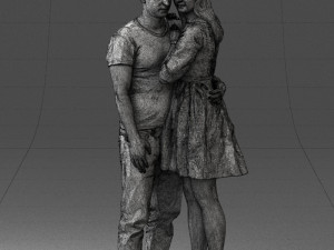 000086 Romantic Couple 1017 3dp 3D-printmodel