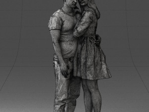 000086 Romantic Couple 1017 3dp 3D-printmodel