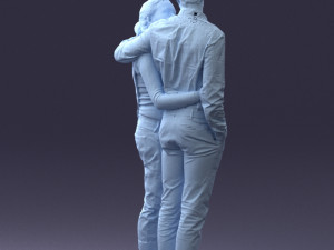 man with pregnant woman 0328-3 3D-Modell