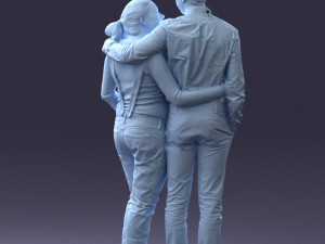 man with pregnant woman 0328-3 3D-Modell