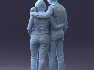 man with pregnant woman 0328-3 3D-Modell