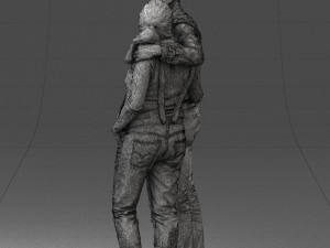 man with pregnant woman 0328-3 3d print ready Modèles 3D en vedette