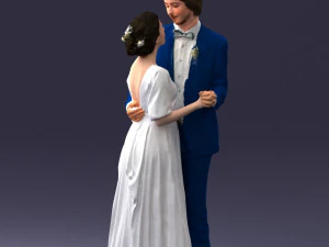 wedding couple 0430-2 3D Model