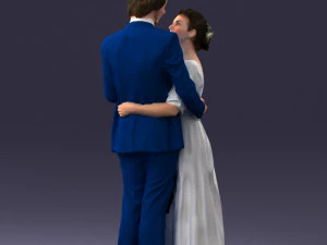 wedding couple 0430-2 3D Model