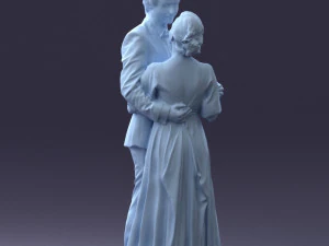 wedding couple 0430-2 3D Model