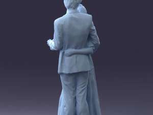 wedding couple 0430-2 3D Model