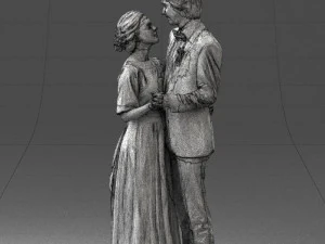 wedding couple 0430-2 3D Model